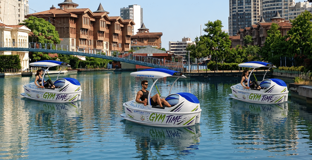 Fibratek AquaFun Türkiye ELYS GYMTIME model, kardiyo özellikli deniz bisikleti, fitness spor amaçlı, kalori hesaplamalı tam donanımlı.